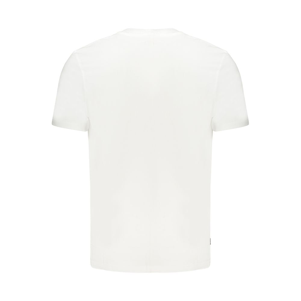 White Cotton Men T-Shirt Timberland