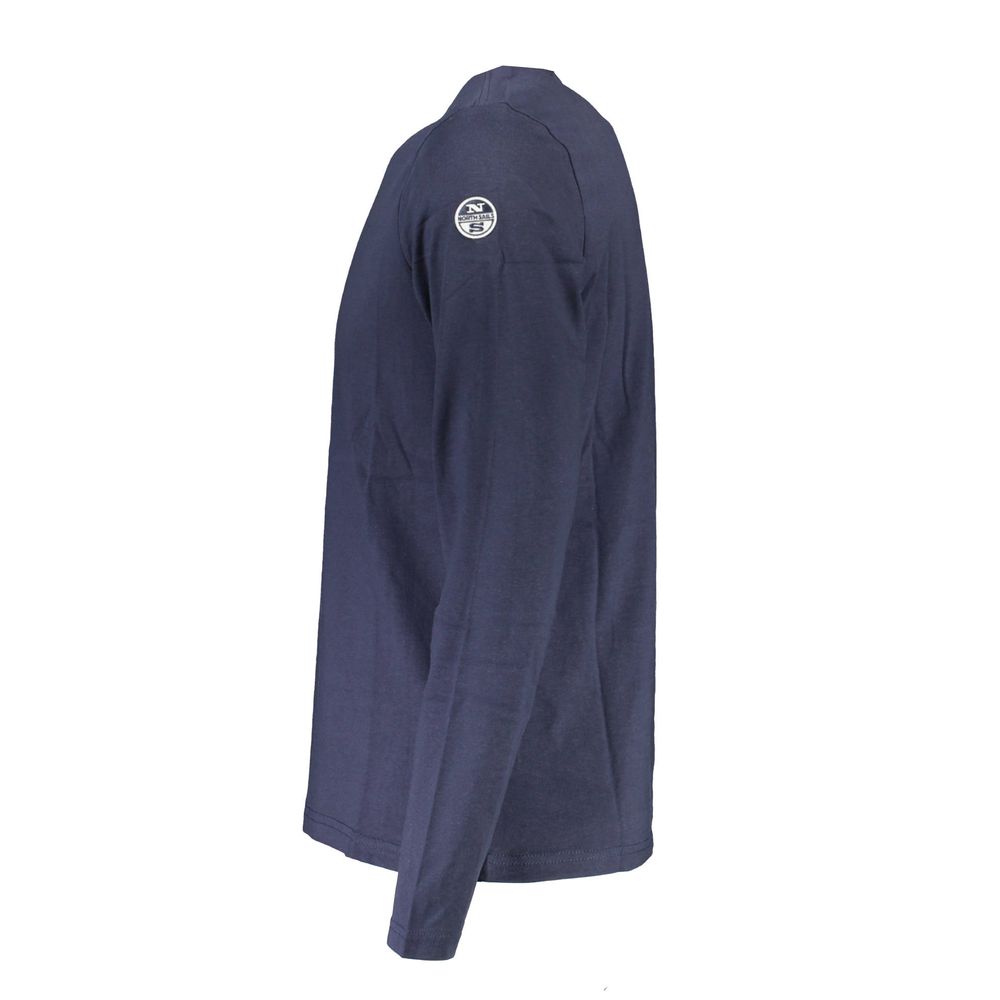 Blue Cotton Men T-Shirt North Sails