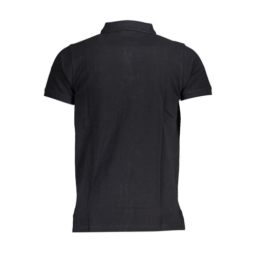 Black Cotton Men Polo Shirt Norway 1963