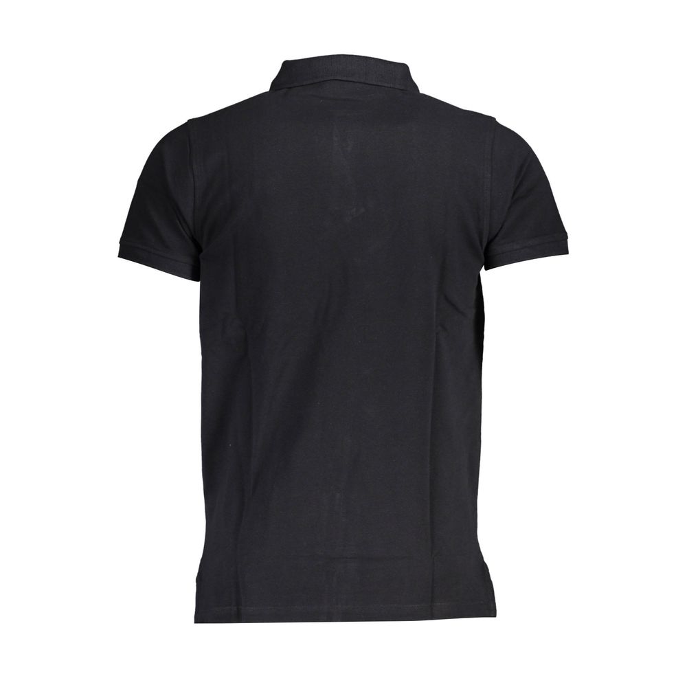 Black Cotton Men Polo Shirt Norway 1963