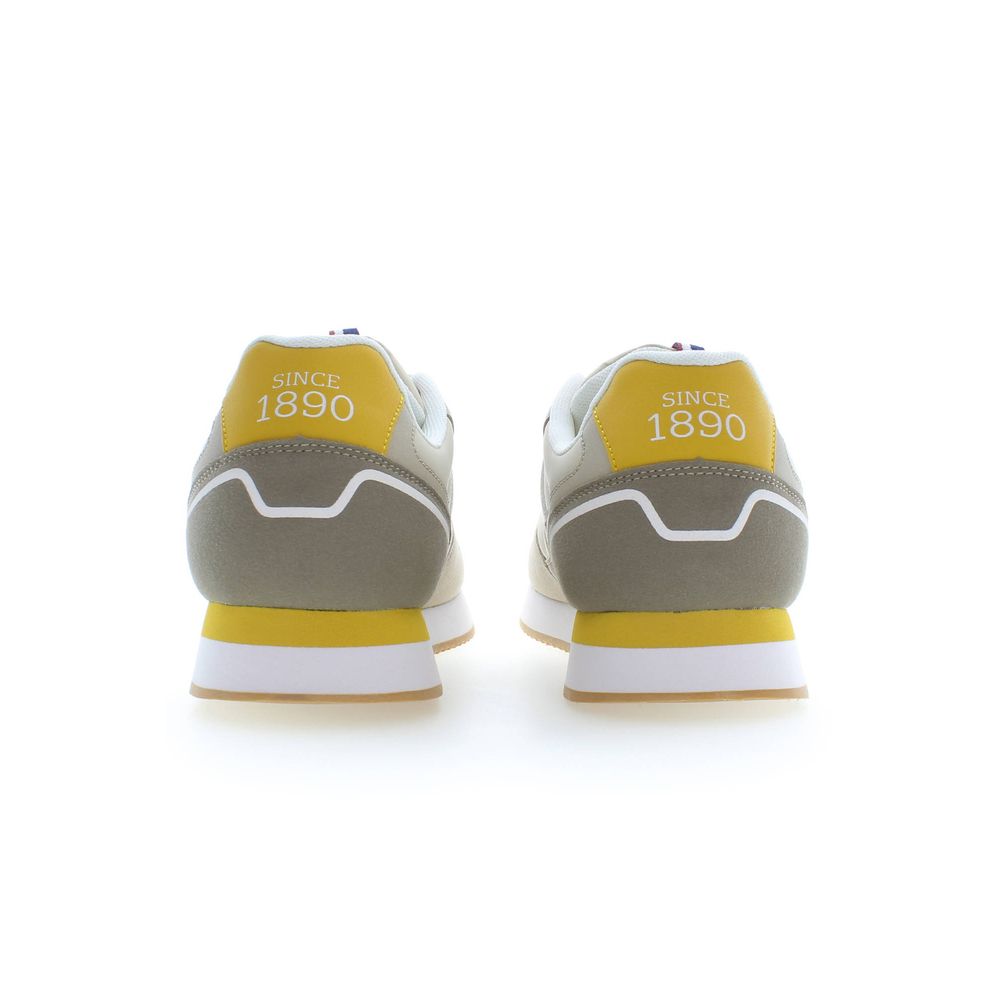 Beige Polyester Men Sneaker U.S. POLO ASSN.