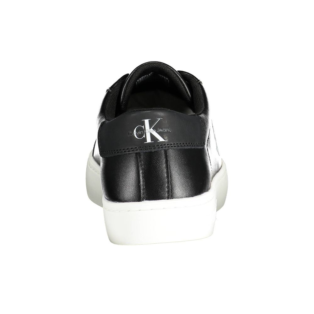 Black Leather Men Sneaker Blauer