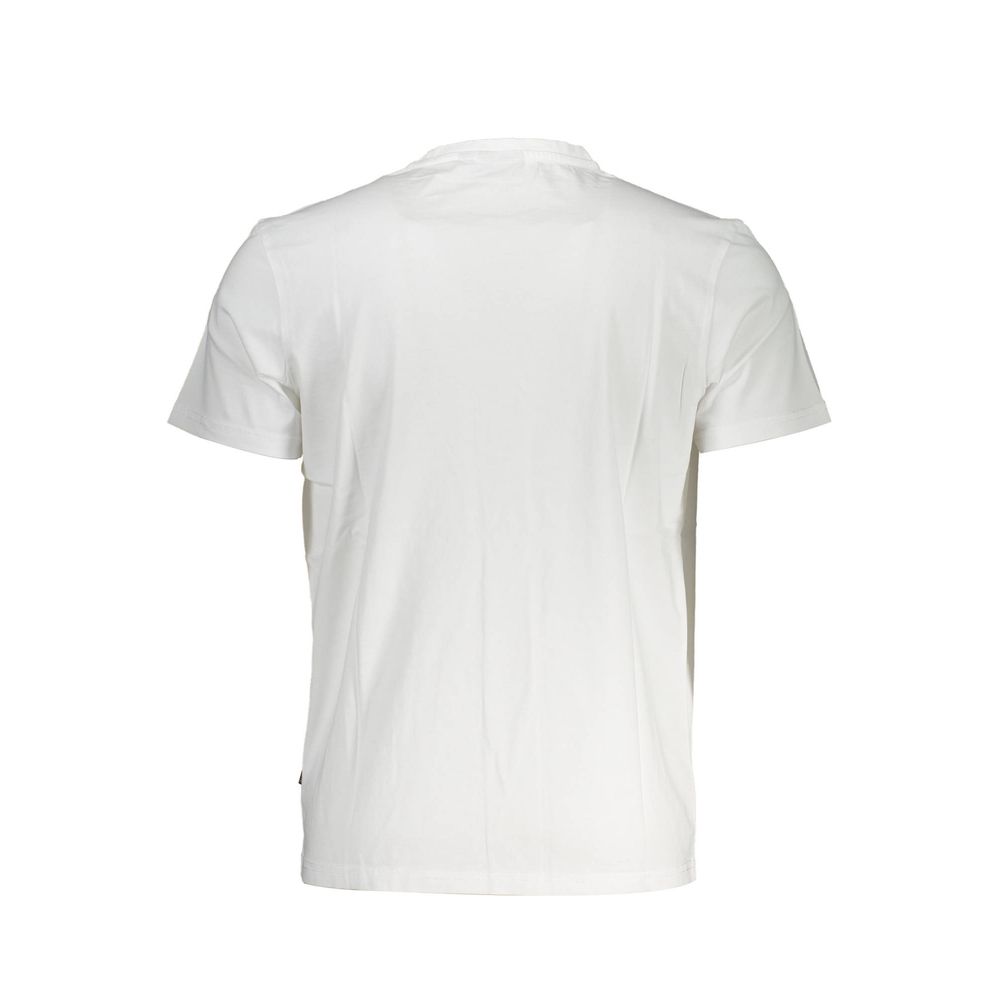 White Cotton Men T-Shirt Napapijri