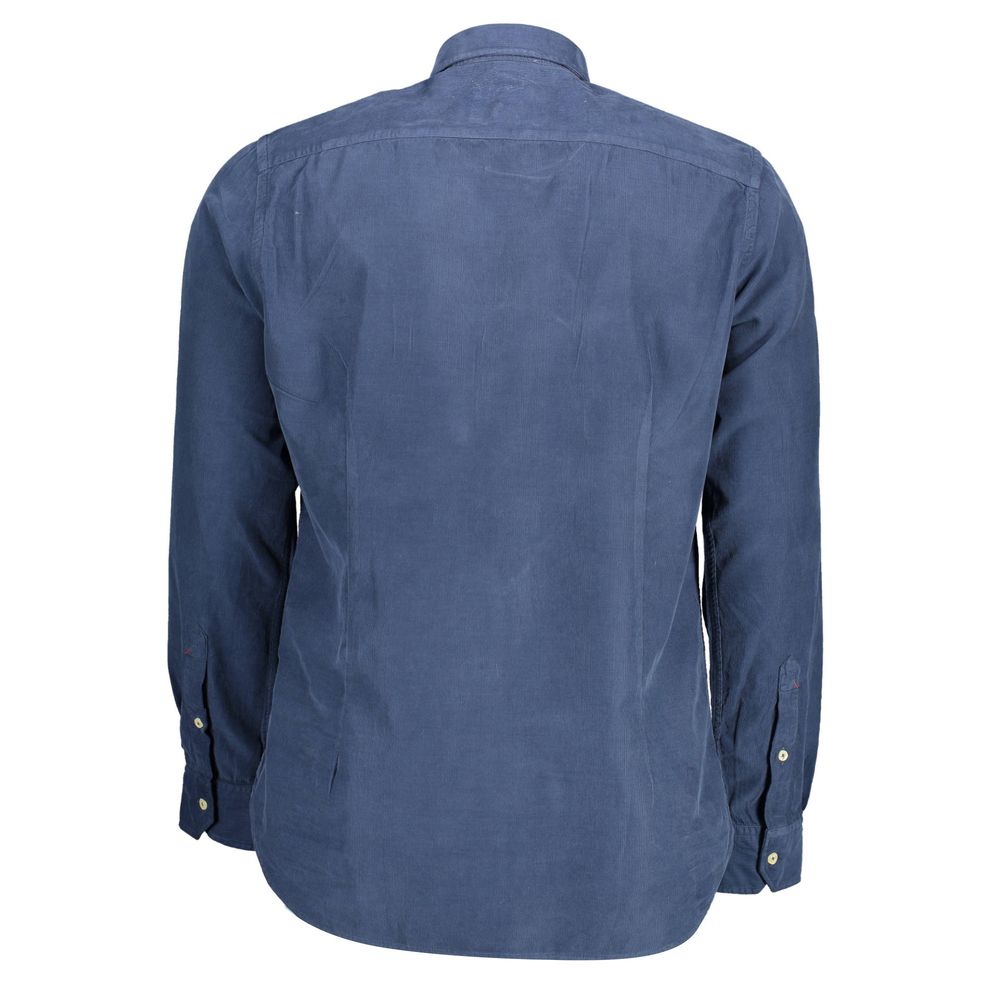 Blue Cotton Men Shirt U.S. POLO ASSN.