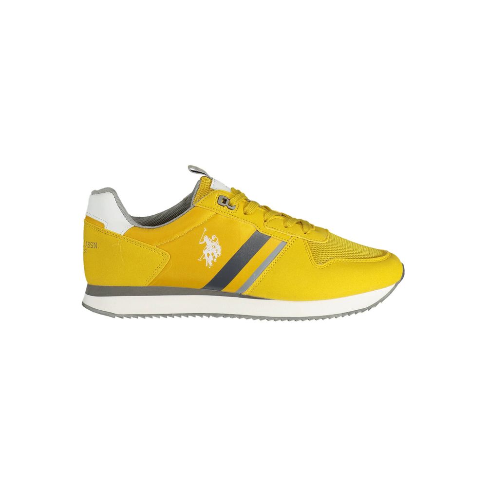Yellow Polyester Men Sneaker U.S. POLO ASSN.