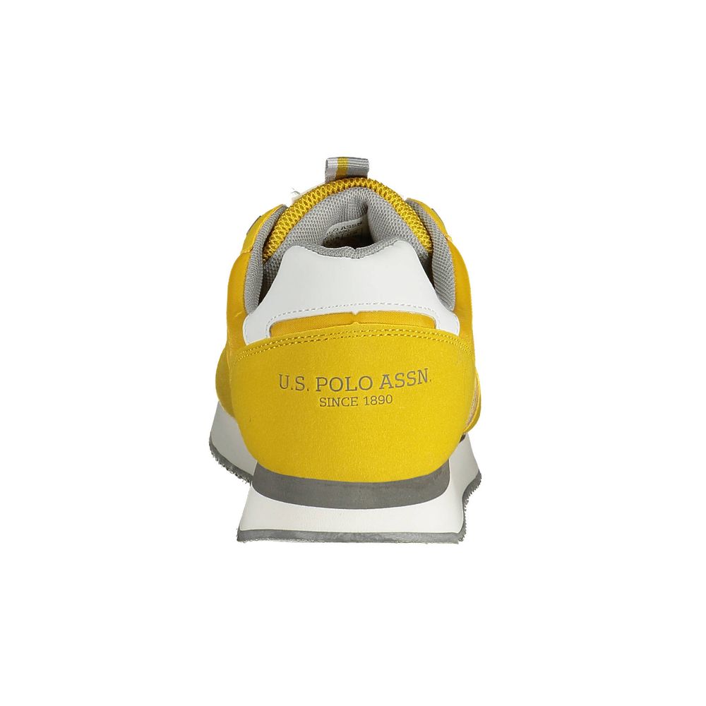 Yellow Polyester Men Sneaker U.S. POLO ASSN.