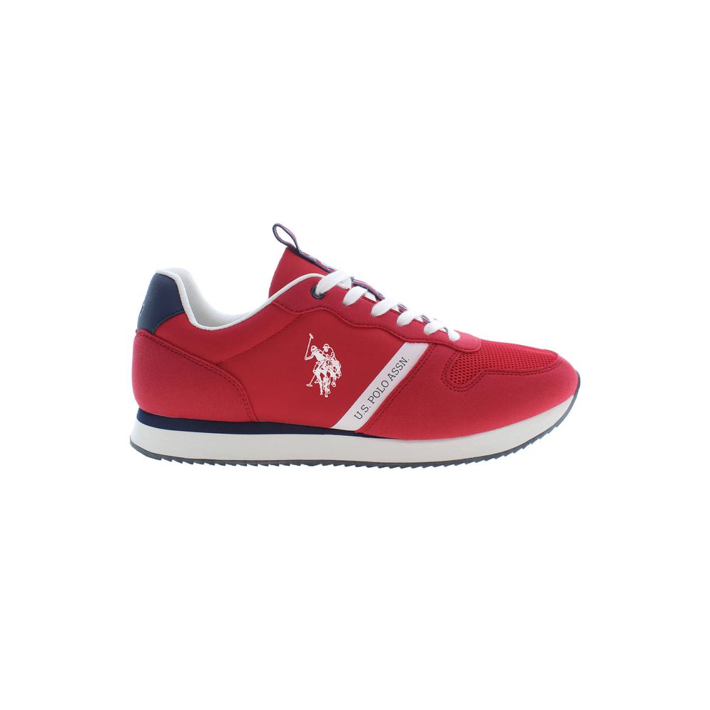 Red Polyester Men Sneaker U.S. POLO ASSN.