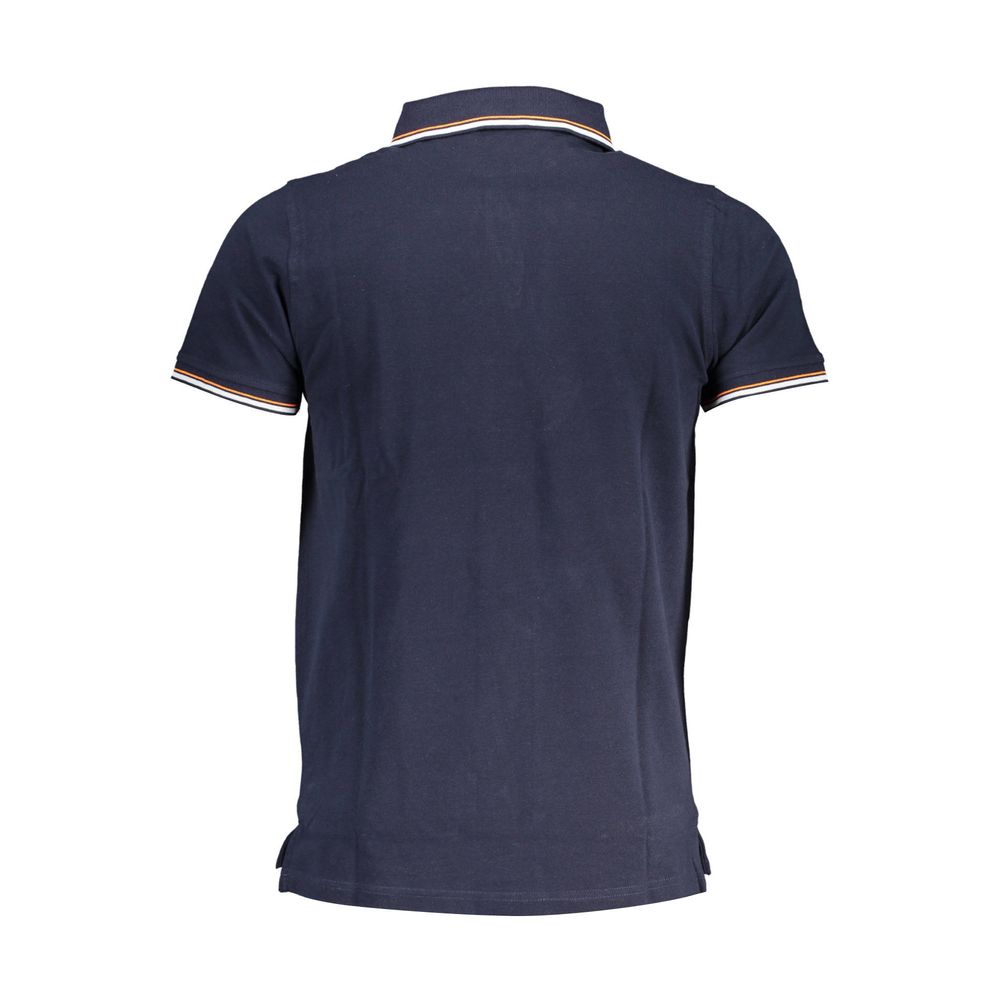 Blue Cotton Men Polo Shirt Norway 1963