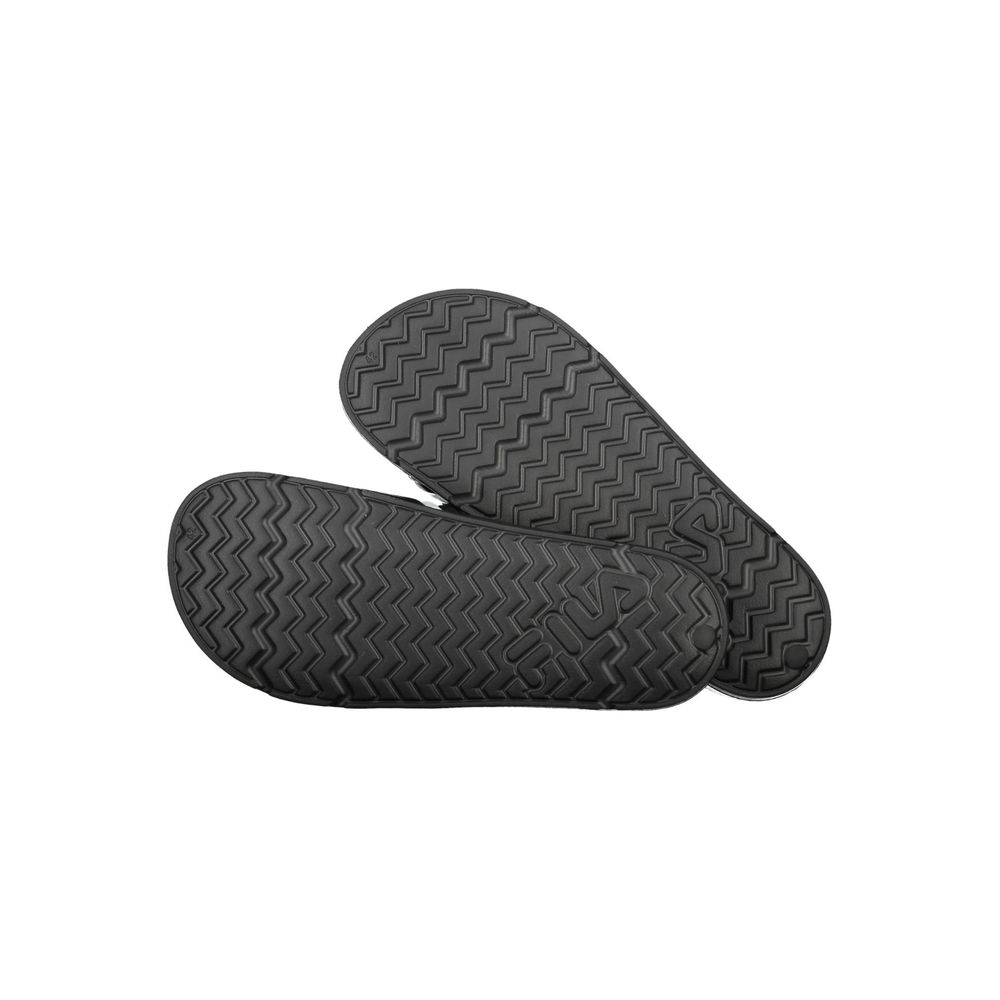 Black Polyethylene Men Sandal Fila