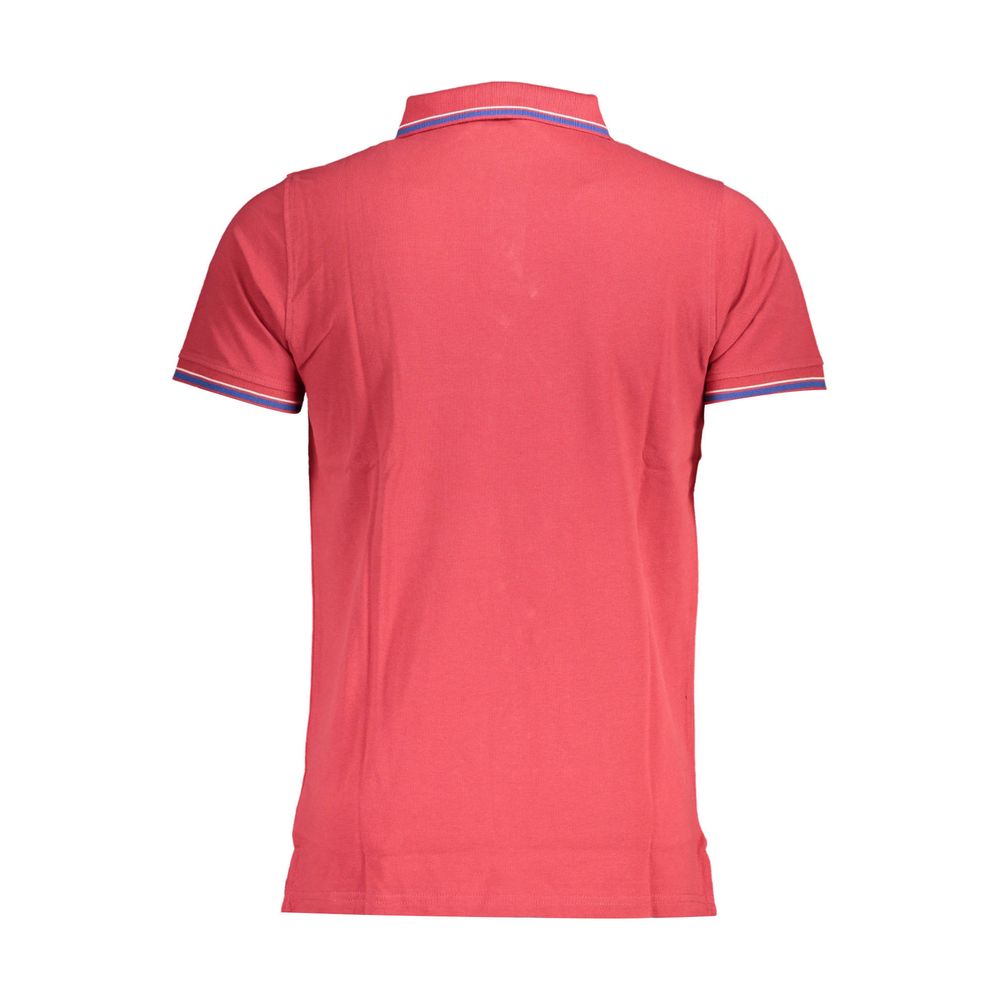 Red Cotton Men Polo Shirt Norway 1963