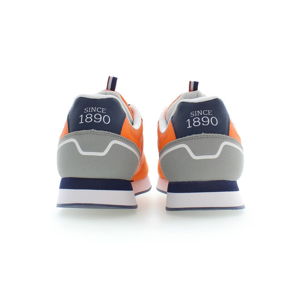 Orange Polyester Men Sneaker U.S. POLO ASSN.
