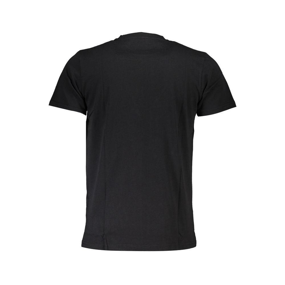 Black Cotton Men T-Shirt Cavalli Class
