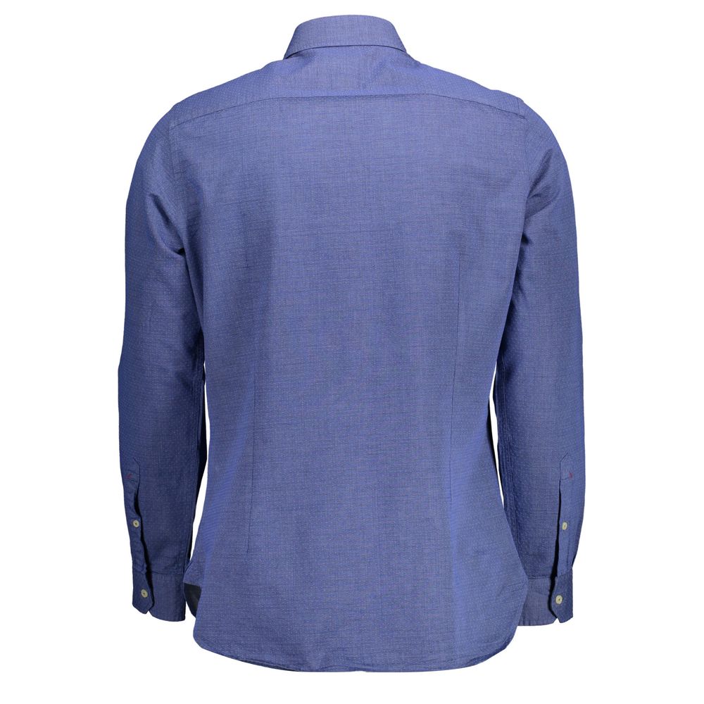 Blue Cotton Men Shirt U.S. POLO ASSN.
