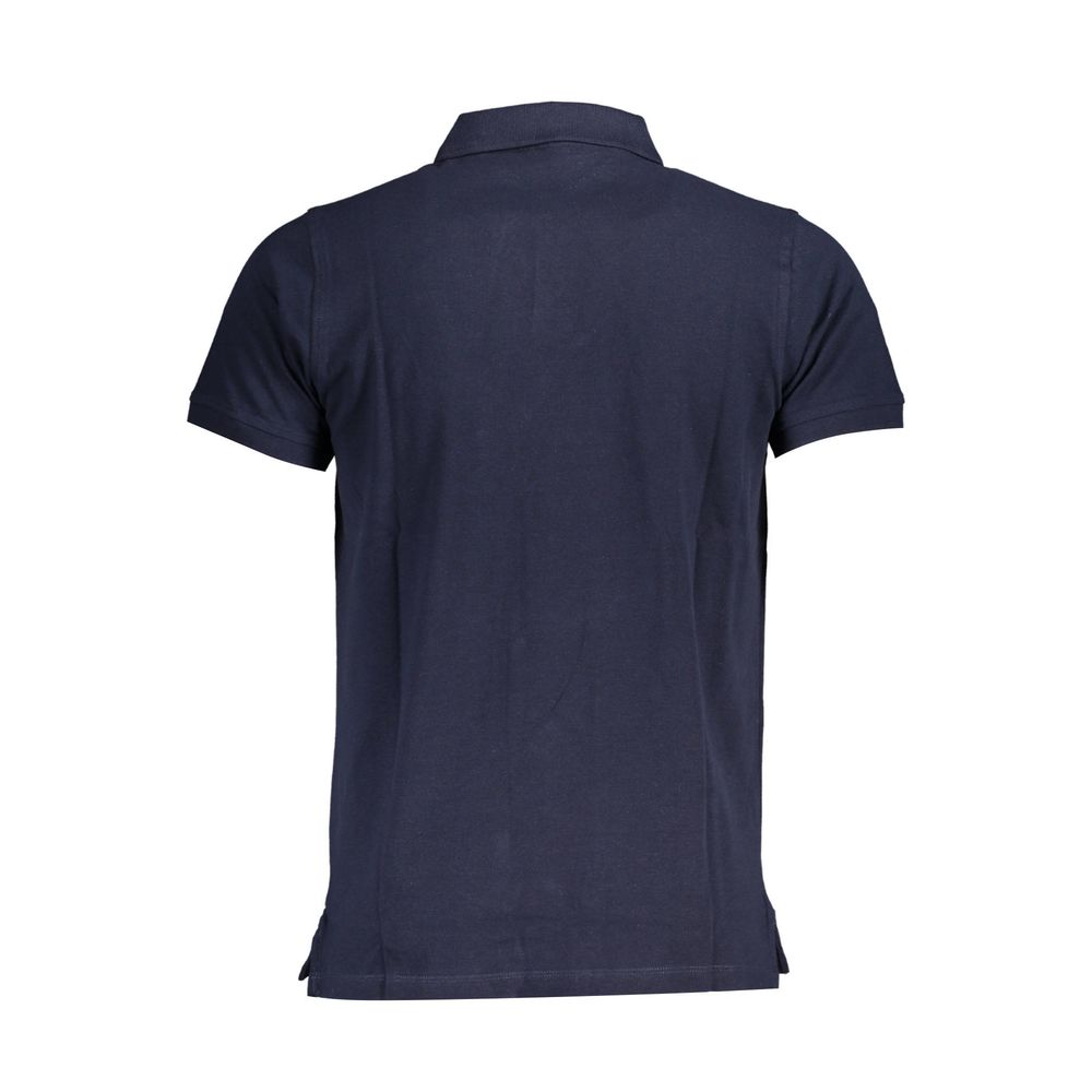 Blue Cotton Men Polo Shirt Norway 1963