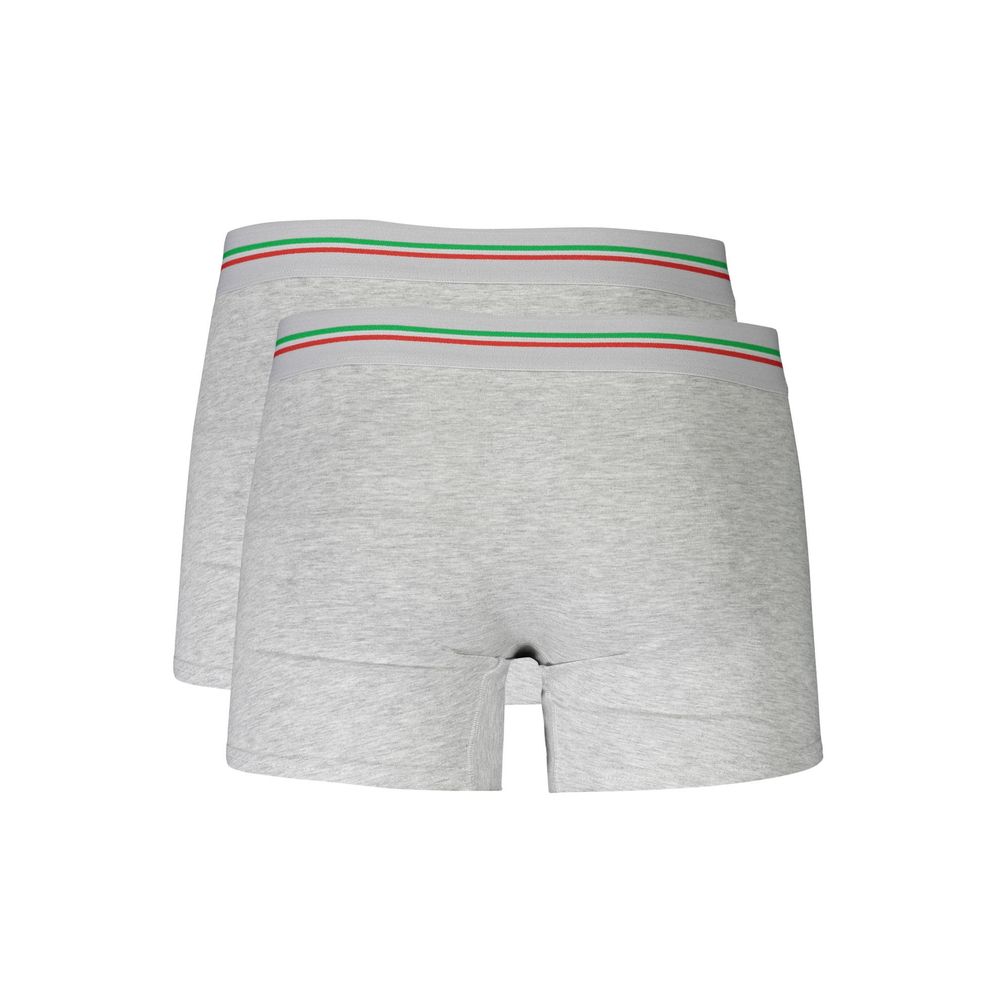 Brown Cotton Men Boxer Aeronautica Militare