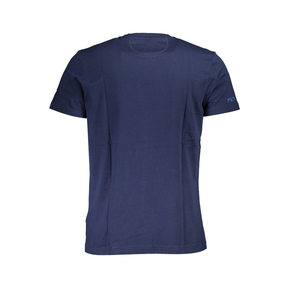 Blue Cotton Men TShirt La Martina