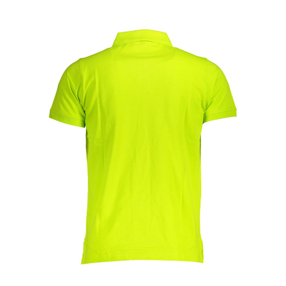 Yellow Cotton Men Polo Shirt Norway 1963