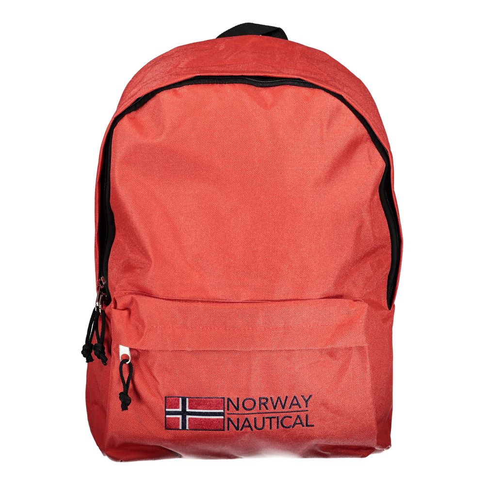 Red Polyester Men Backpack Norway 1963
