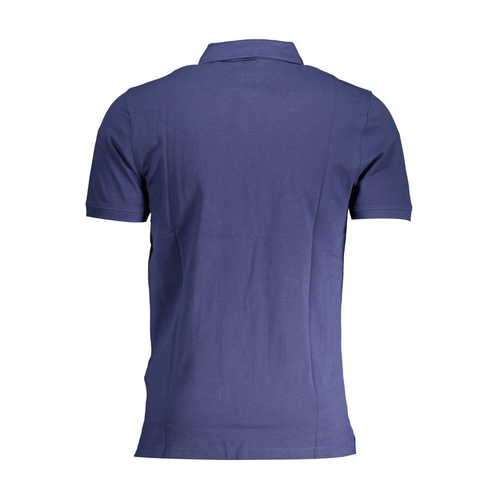 Blue Cotton Men Polo Shirt Levi's