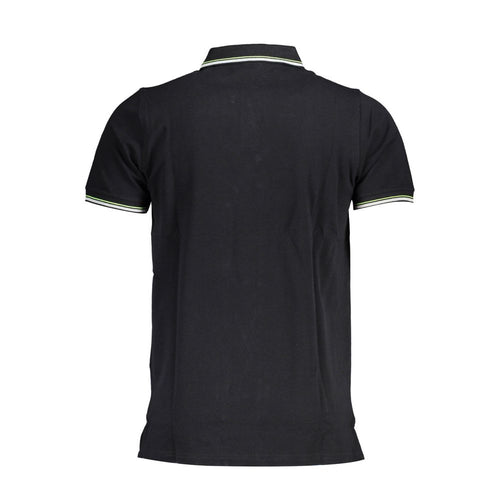 Black Cotton Men Polo Shirt Norway 1963
