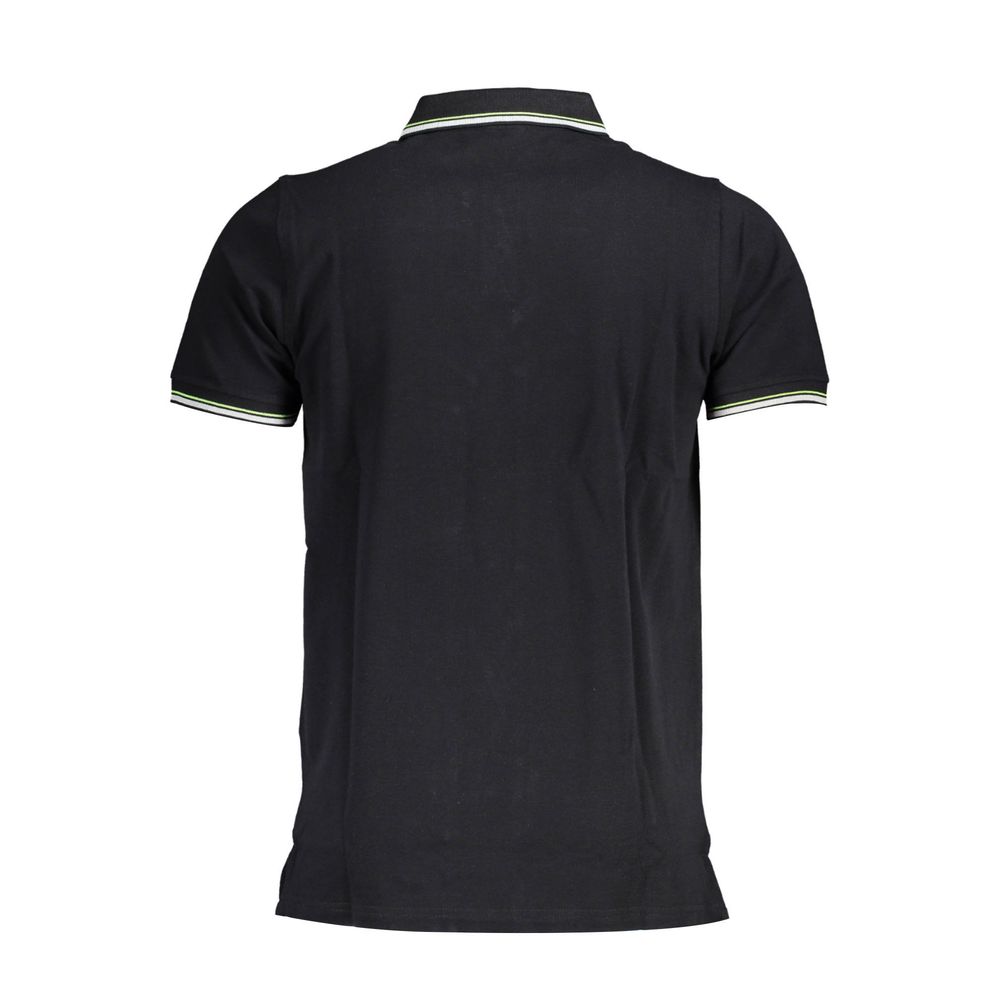 Black Cotton Men Polo Shirt Norway 1963