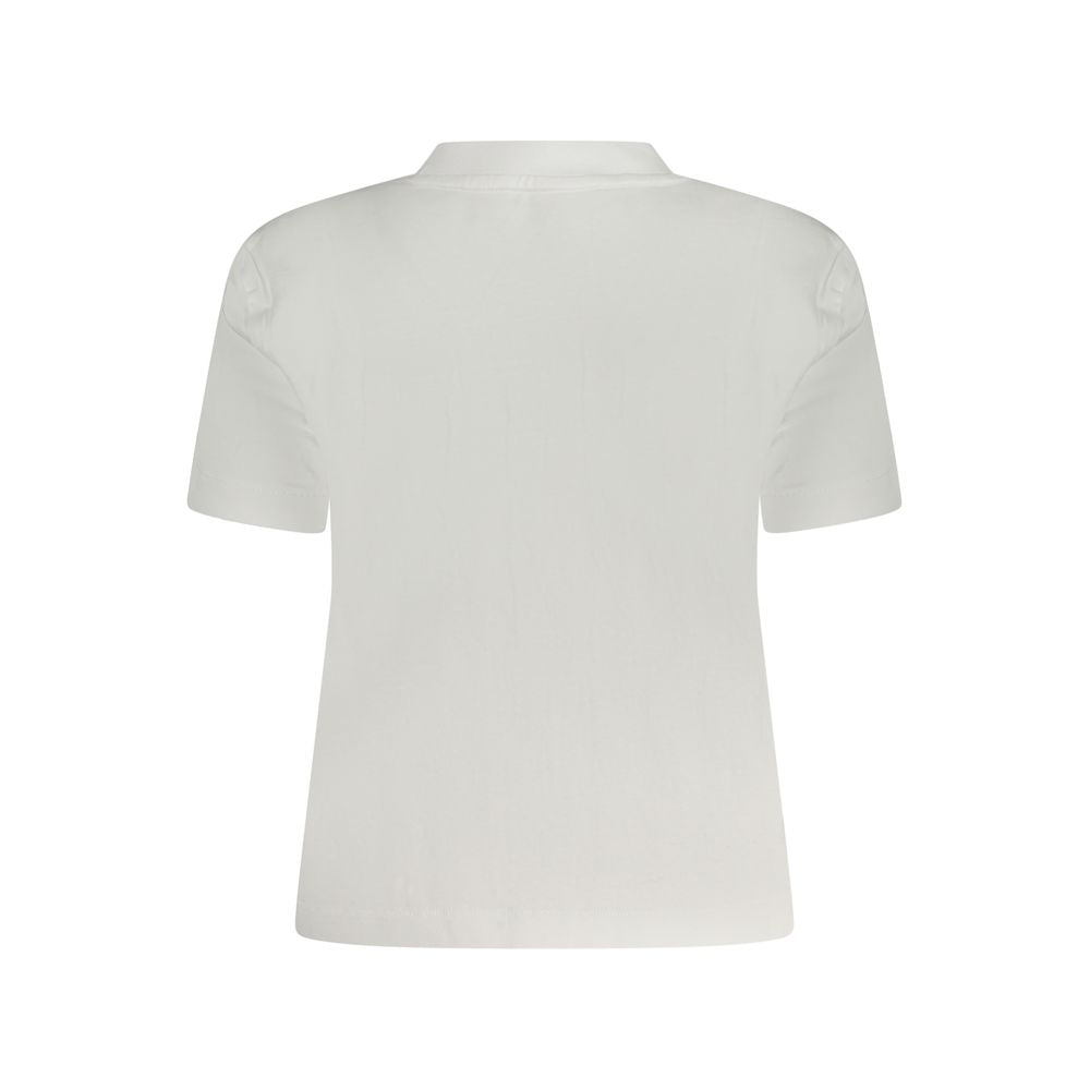 White Cotton Women T-Shirt Calvin Klein