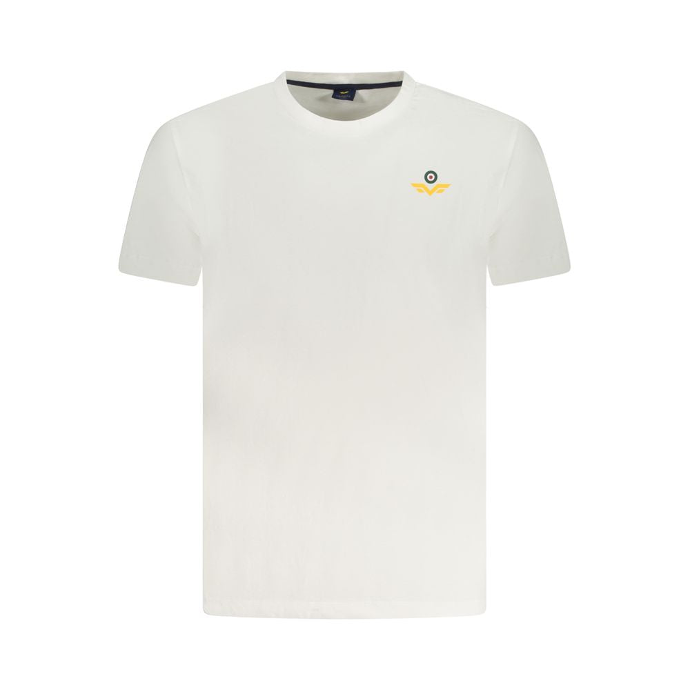 White Cotton Men T-Shirt Armata Di Mare