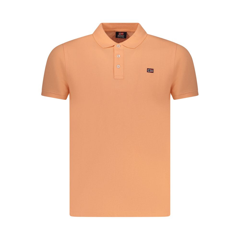 Pink Cotton Men Polo Shirt Norway 1963
