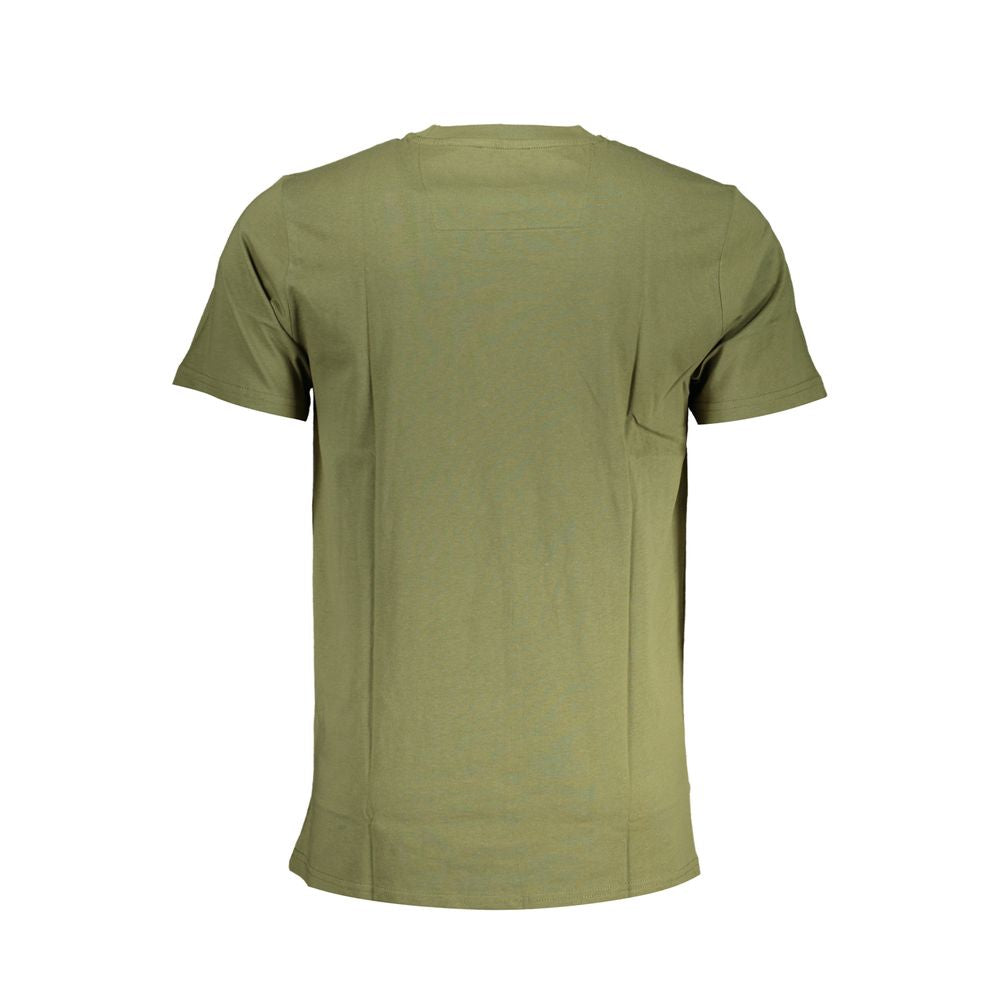 Green Cotton T-Shirt Cavalli Class