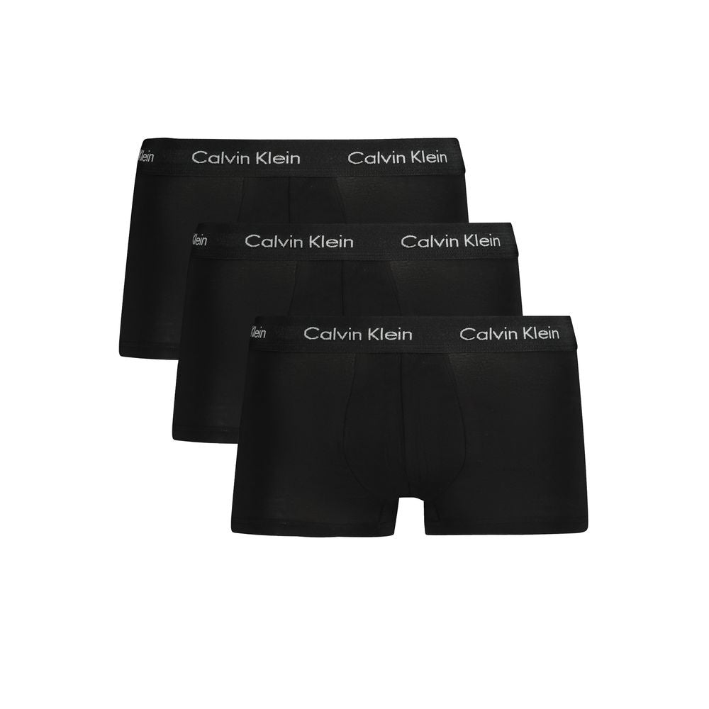 Black Cotton Men Boxer Calvin Klein