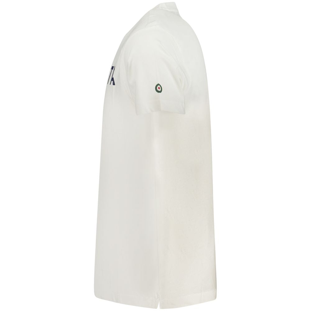 White Cotton Men T-Shirt Armata Di Mare