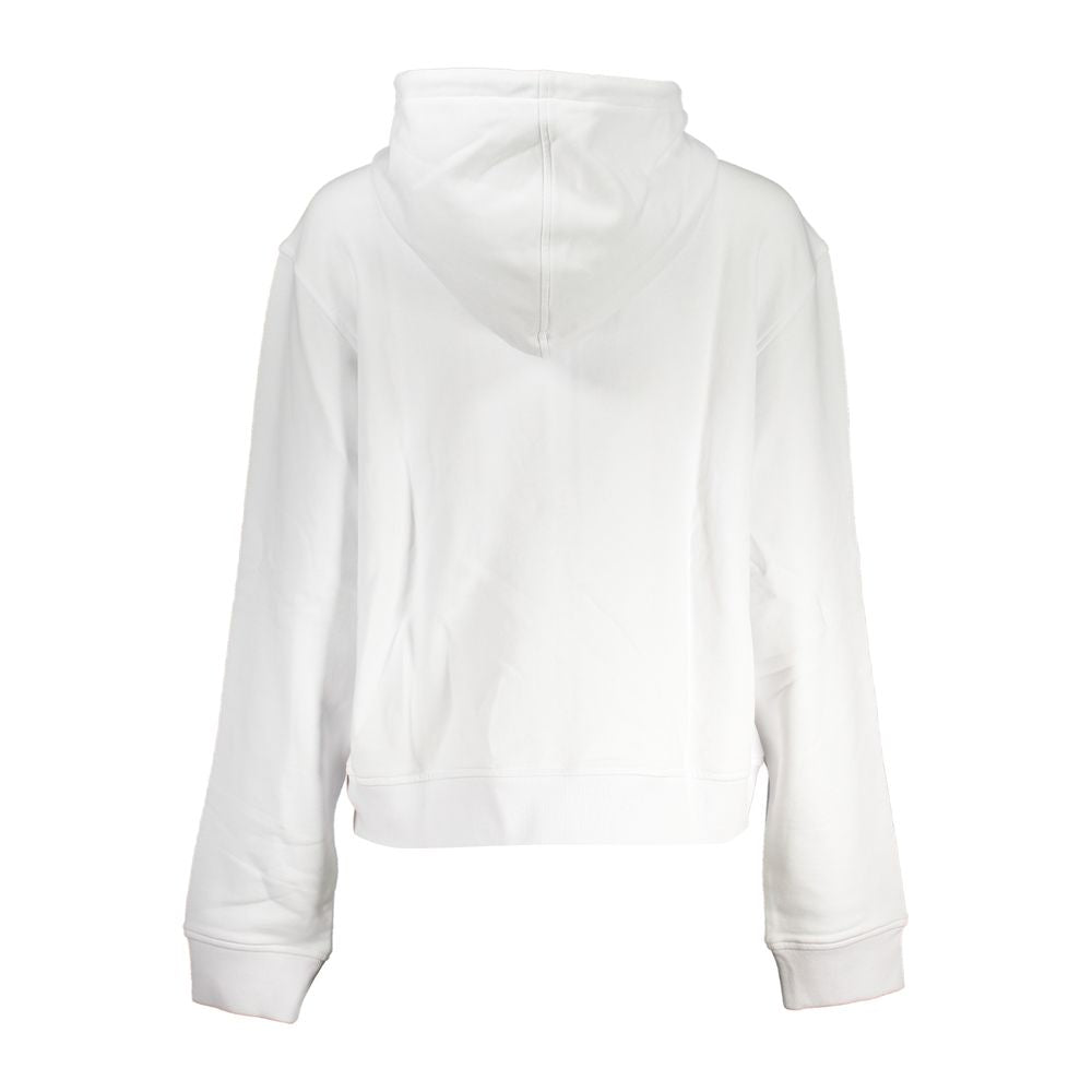 White Cotton Women Sweater K-WAY