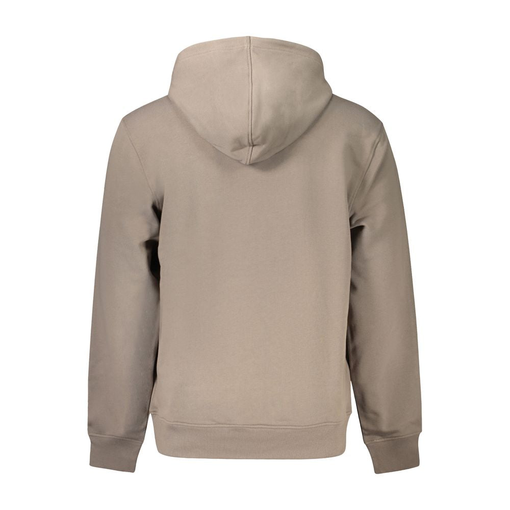 Brown Cotton Men Sweater Calvin Klein