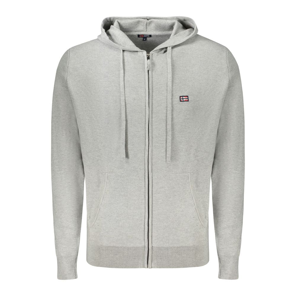 Gray Polyamide Men Cardigan Norway 1963