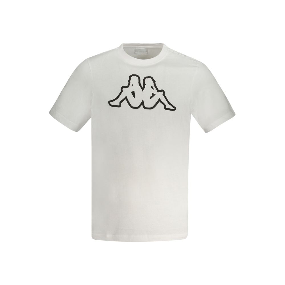 White Cotton Men T-Shirt Kappa