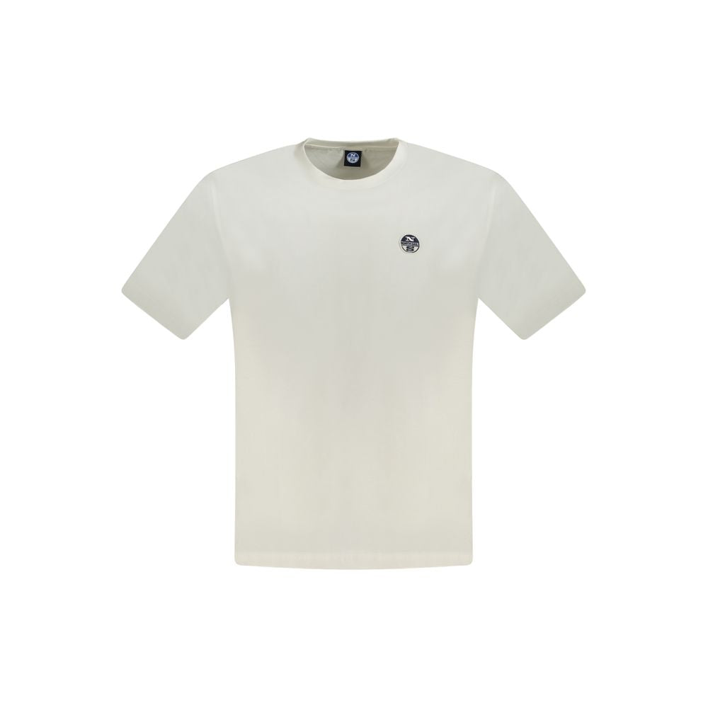 White Cotton Men T-Shirt North Sails