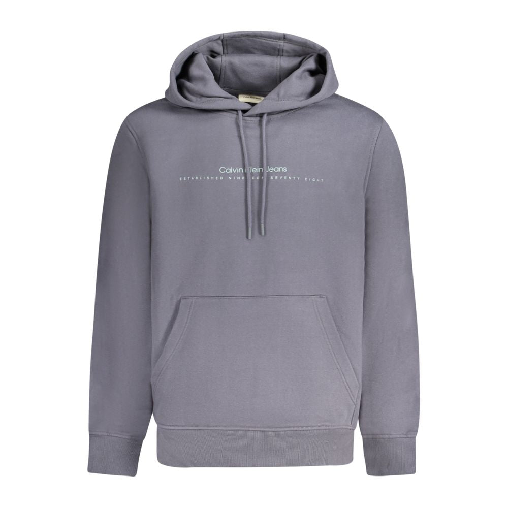 Blue Cotton Men Sweater Calvin Klein