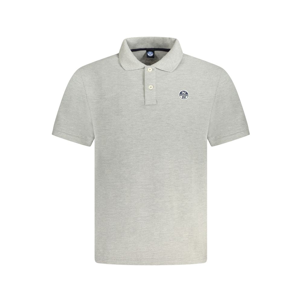 Brown Cotton Men Polo Shirt North Sails