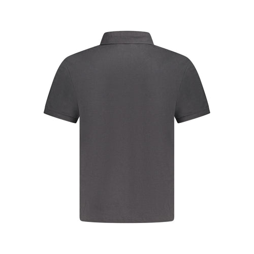 Black Cotton Men Polo Shirt North Sails