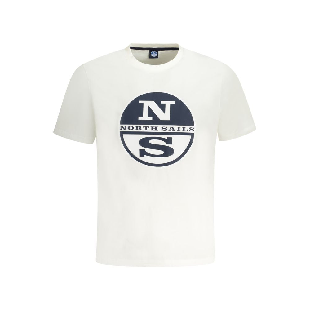 White Cotton Men T-Shirt North Sails