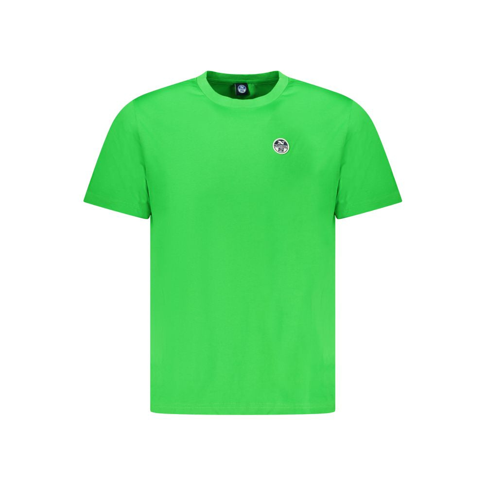 Green Cotton Men T-Shirt North Sails
