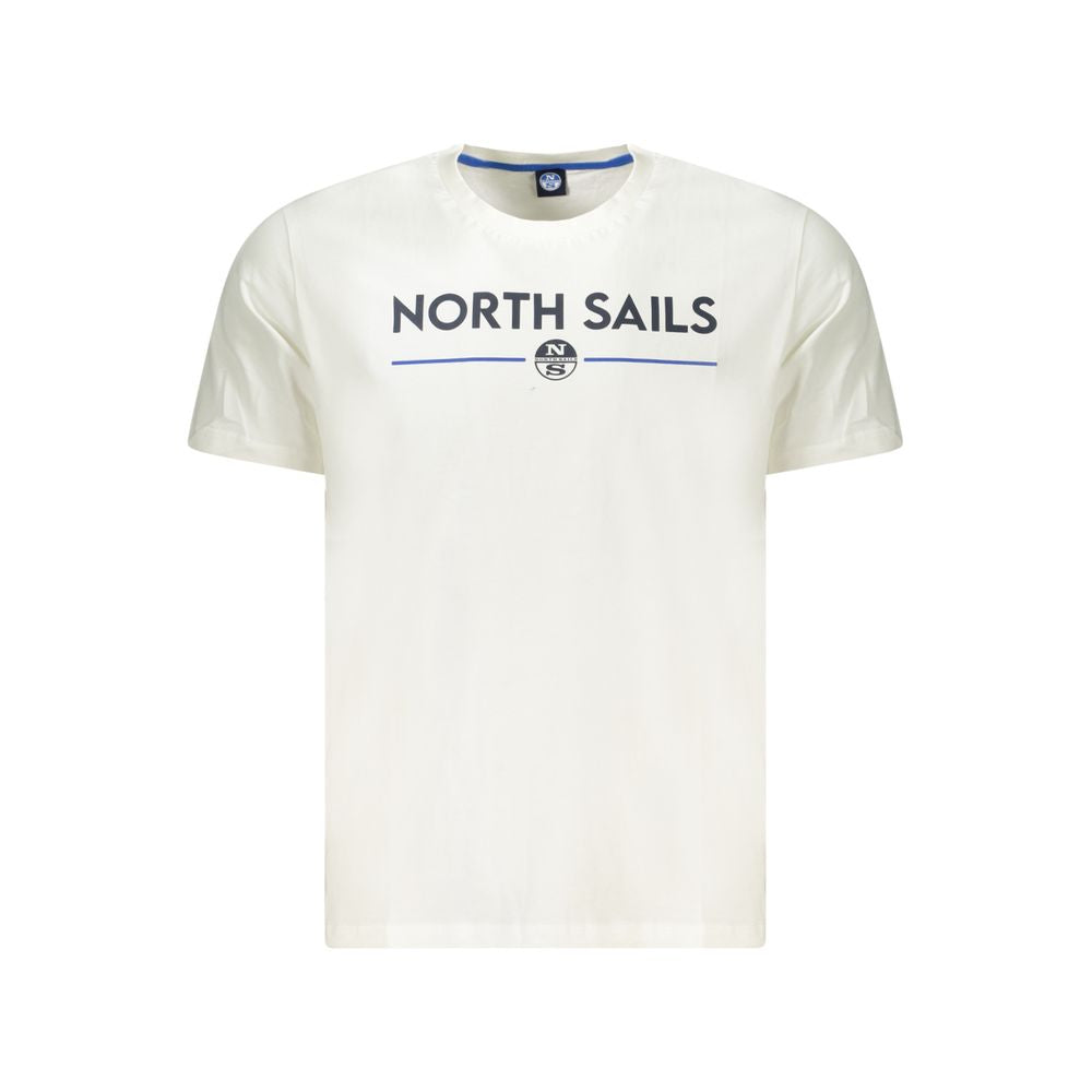 White Cotton Men T-Shirt North Sails