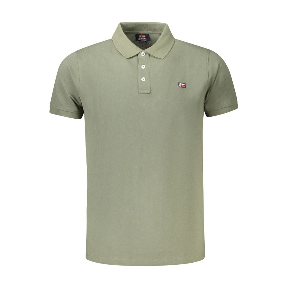 Green Cotton Polo Shirt Norway 1963
