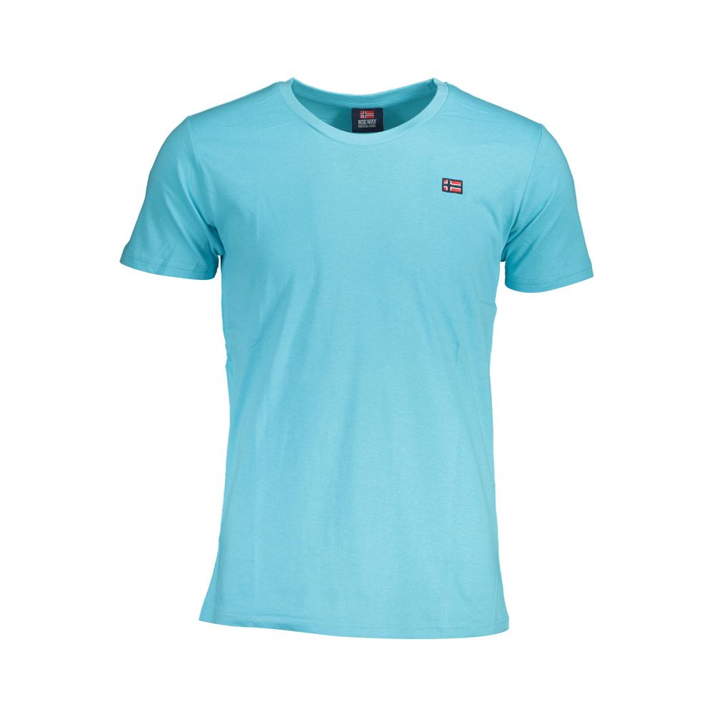 Blue Cotton Men T-Shirt Norway 1963