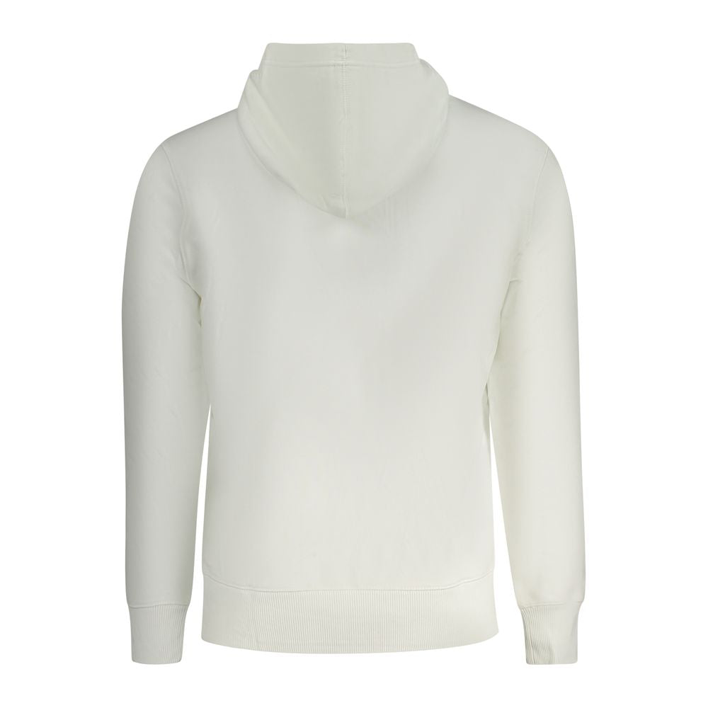 White Cotton Men Sweater Calvin Klein