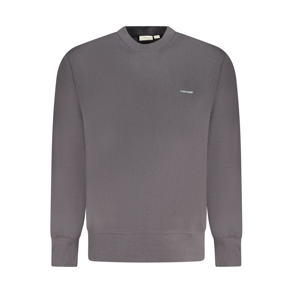 Black Cotton Men Sweater Calvin Klein