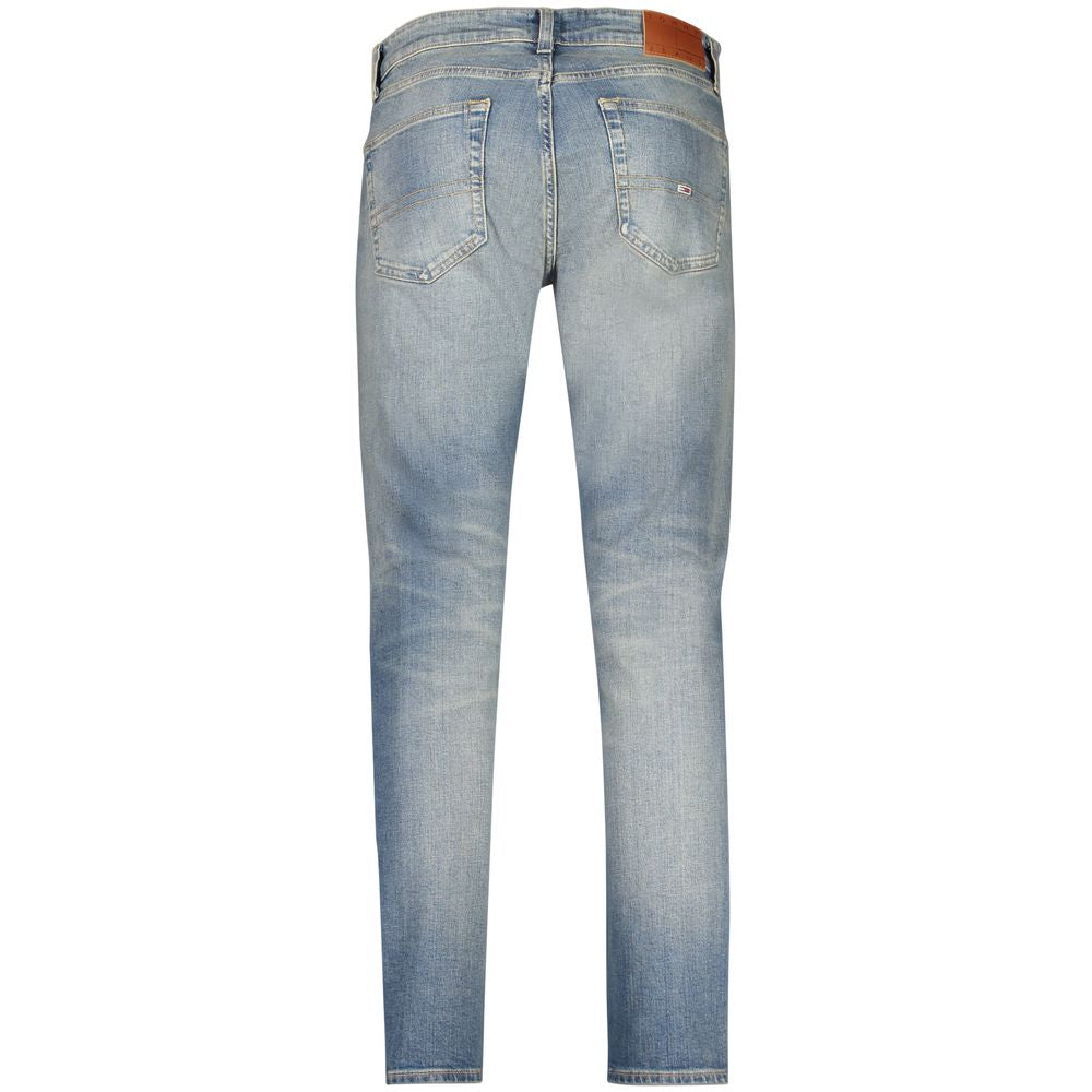 Blue Cotton Men Jeans Tommy Hilfiger