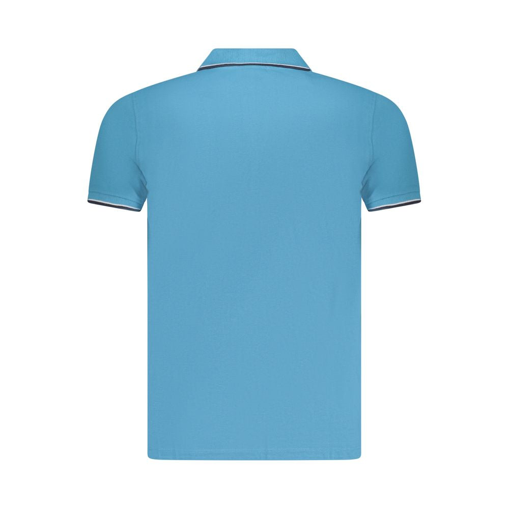 Blue Cotton Men Polo Shirt Norway 1963