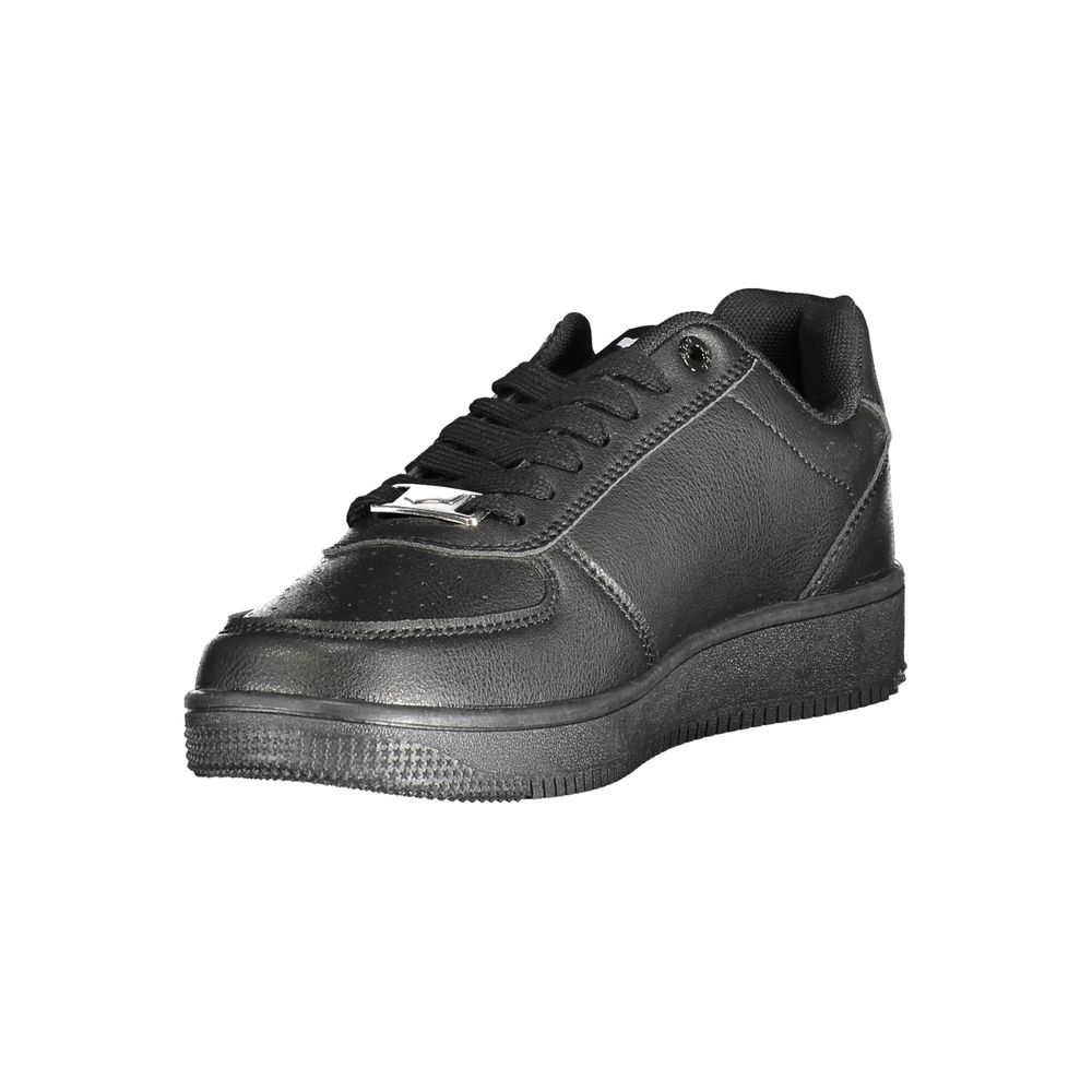 Black Polyester Women Sneaker Gas