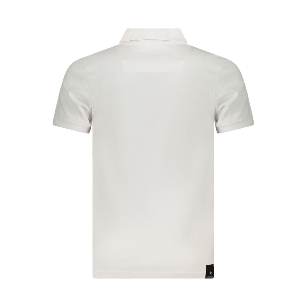 White Cotton Polo Shirt Accademia Militare